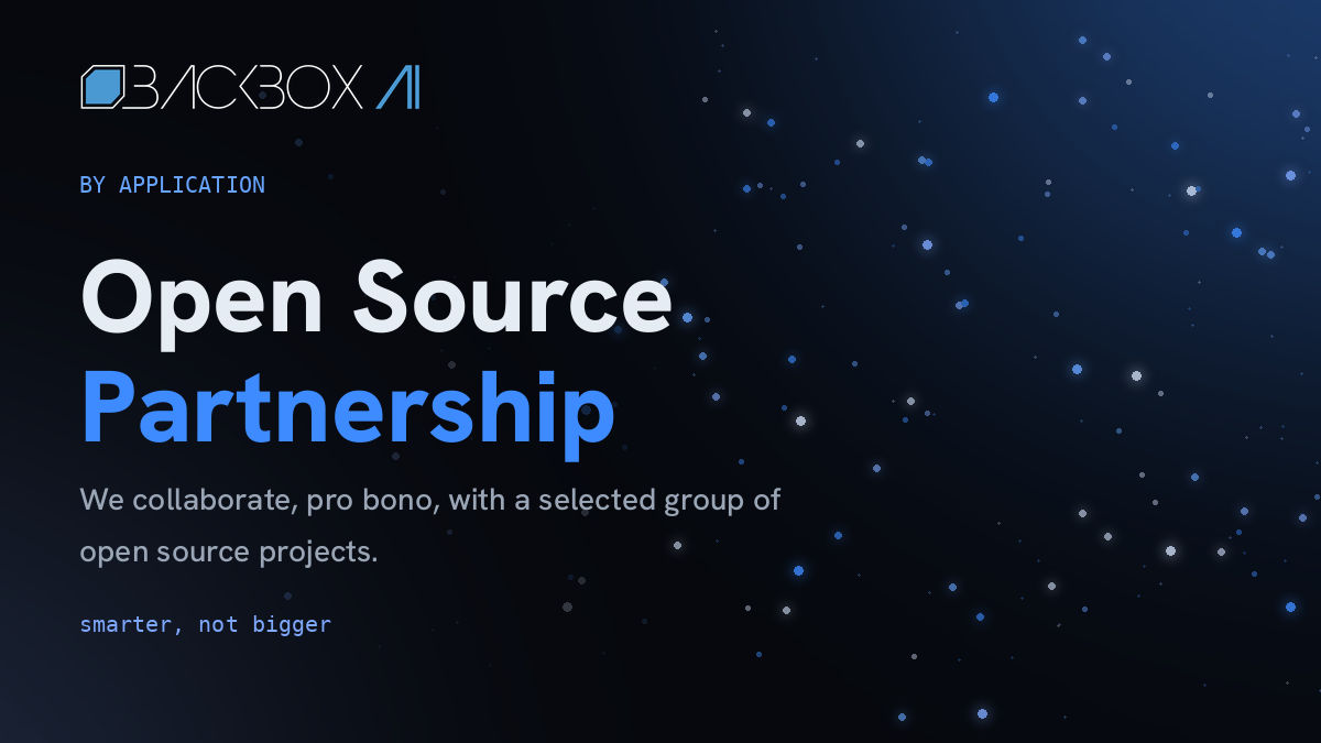 Smarter, Not Bigger: How We Built BackBox AI, and How We Partner with Open Source