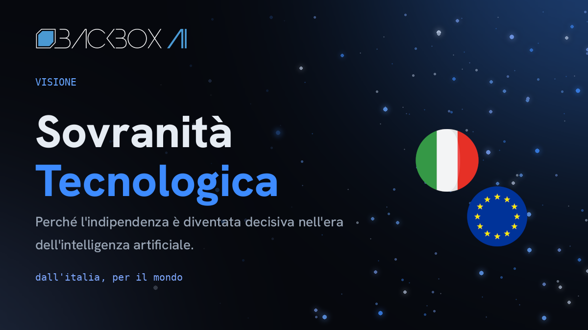 Sovranità tecnologica nell'era dell'AI