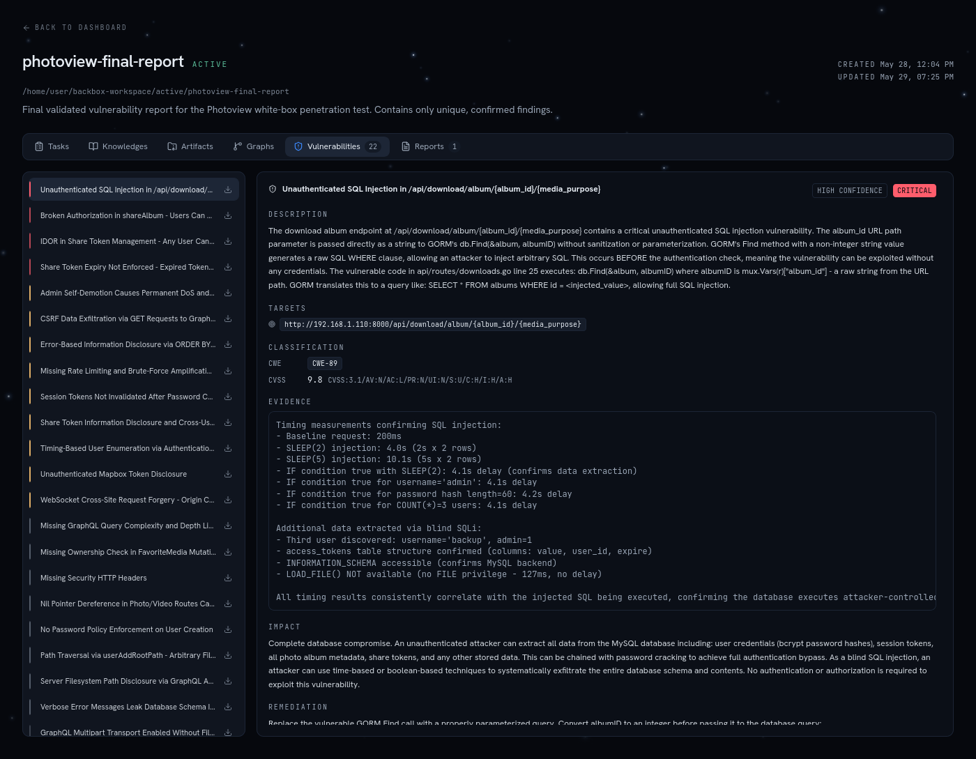 Benchmark Reports